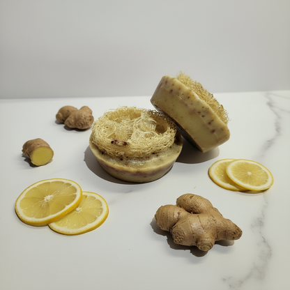 Handmade Ginger Lemon Loofah Soap