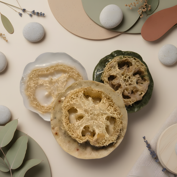 Winter Wonder Loofah Soap Set – Handcrafted Christmas Collection