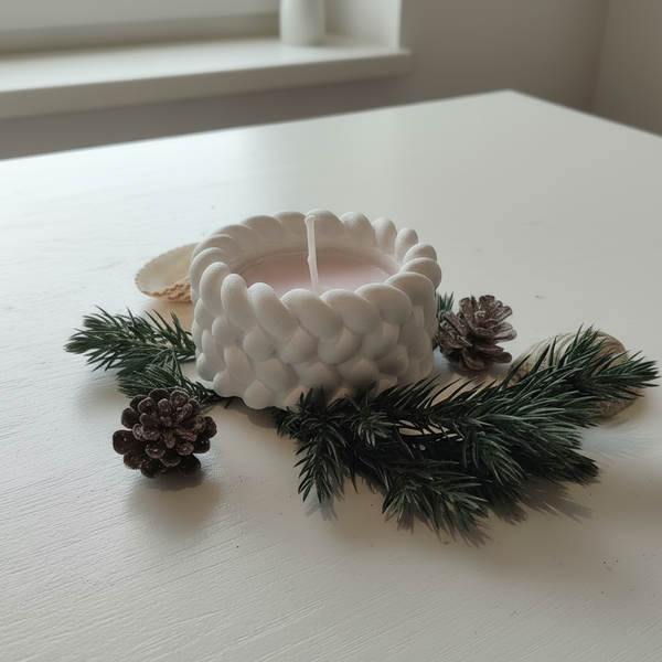 Handmade Rose Scented Candle