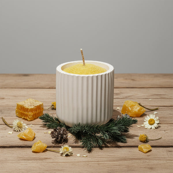 Handmade 100% Beeswax Candle